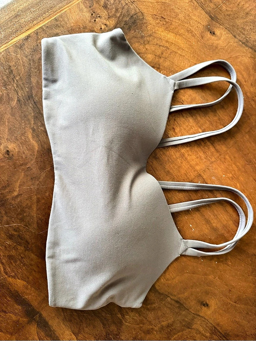 Nike Strappy Light-Support Padded Sports Bra Gray XL